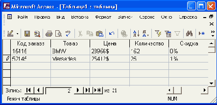   Access 2002
