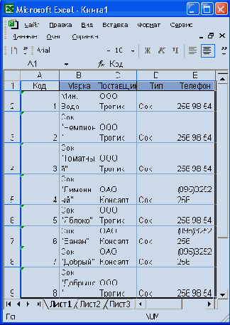   Access 2002
