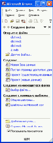Общие сведения о Microsoft Access
