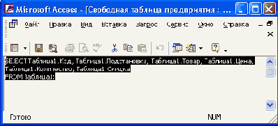 Редактирование и анализ данных с помощью запросов