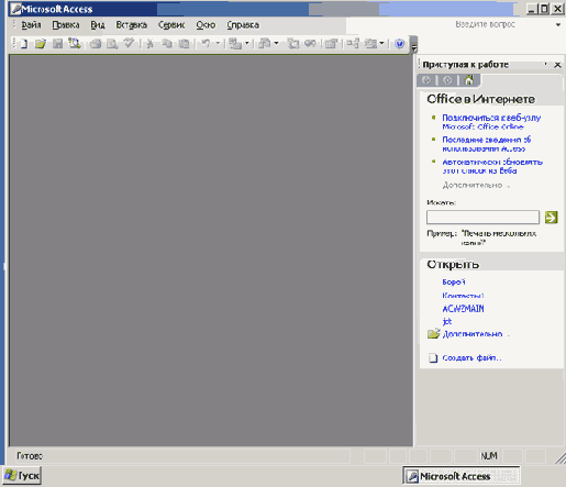   Microsoft Access 2003
